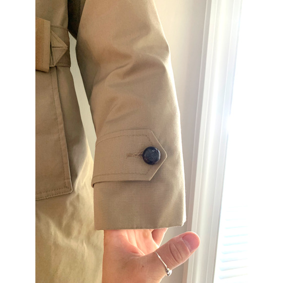 Vintage L.L. Bean Down Mainer Full Length Winter Coat W Size 12 Trench Belt WARM - Picture 8 of 16